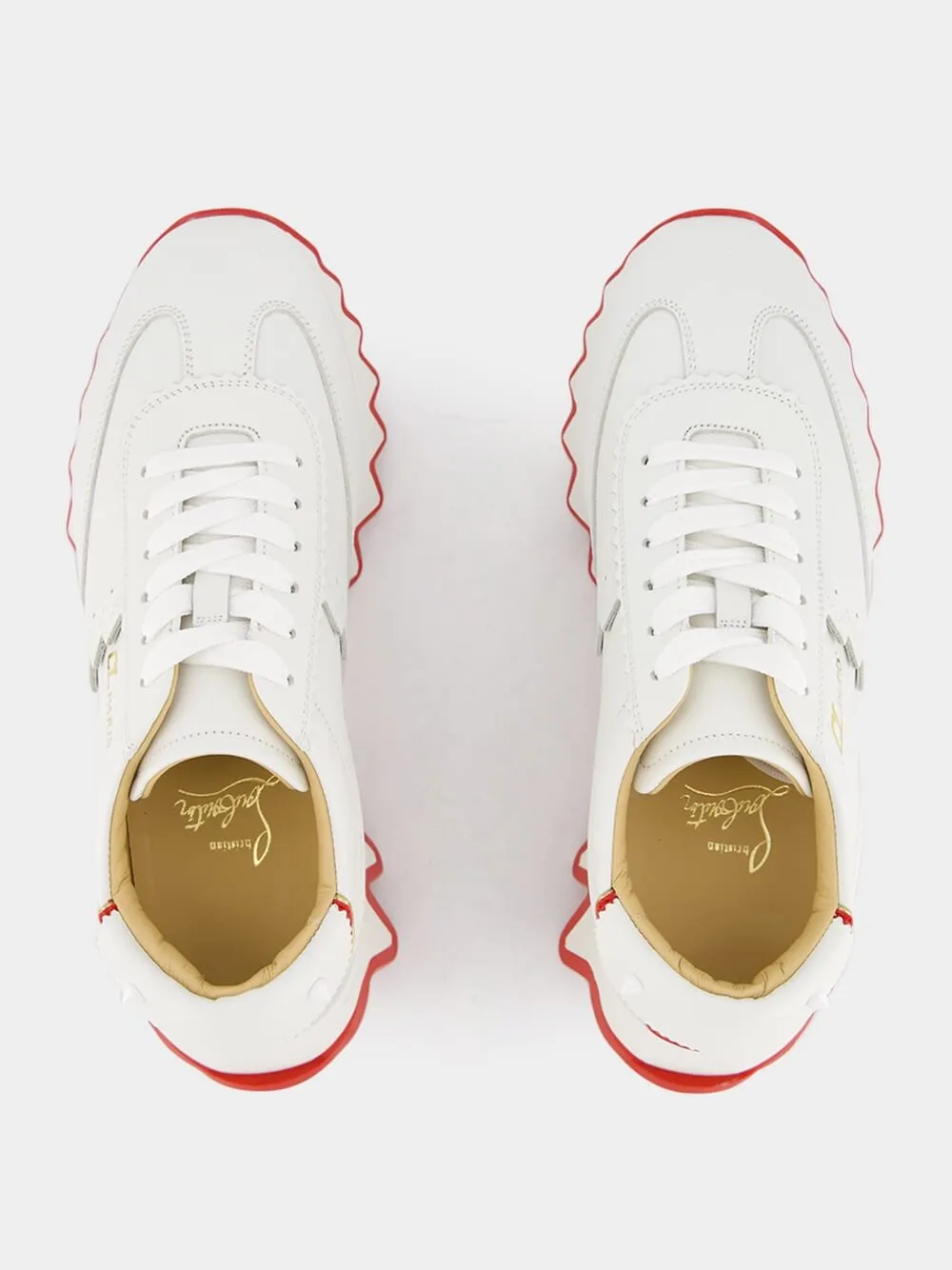 Loubishark Leather Low-Top Sneakers sold by Fashion Clinic product image thumbnail 4