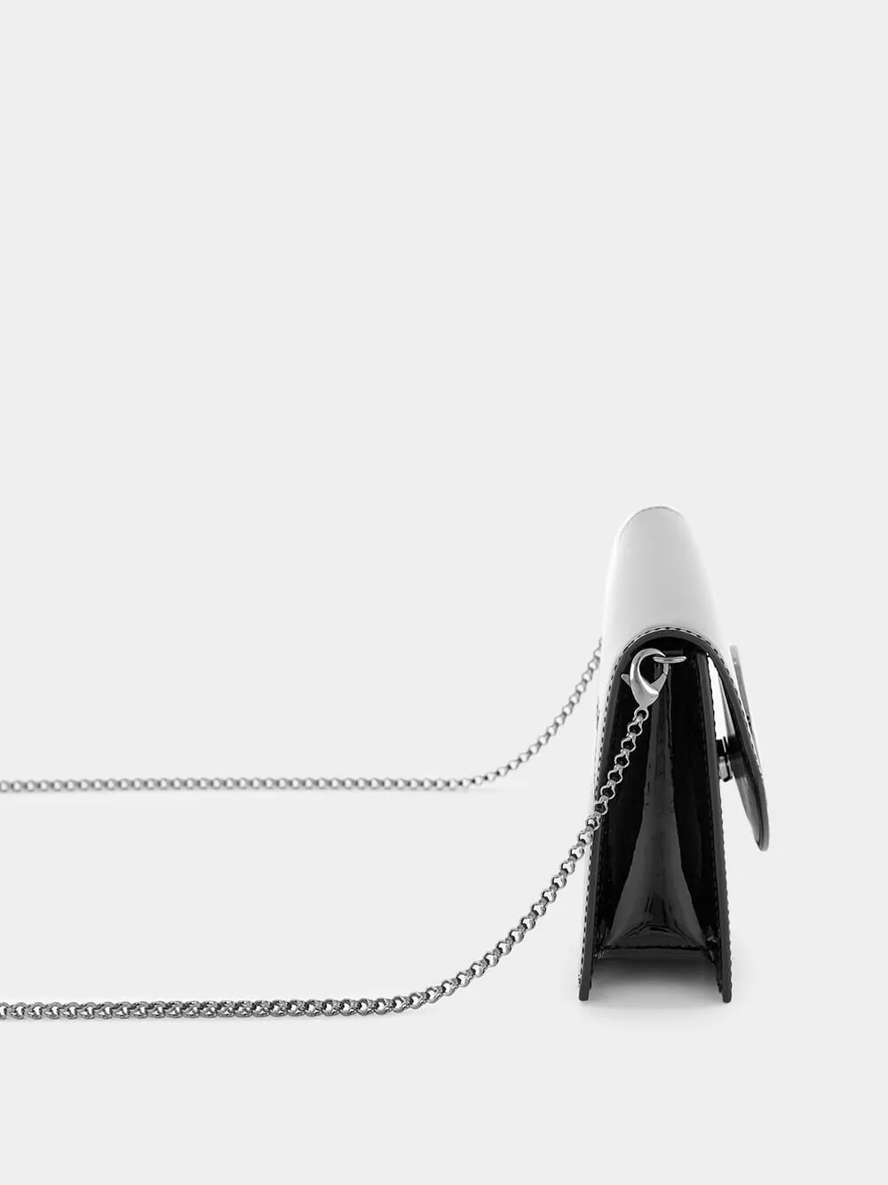 Loubi54 Black Leather Clutch sold by Fashion Clinic product image thumbnail 4