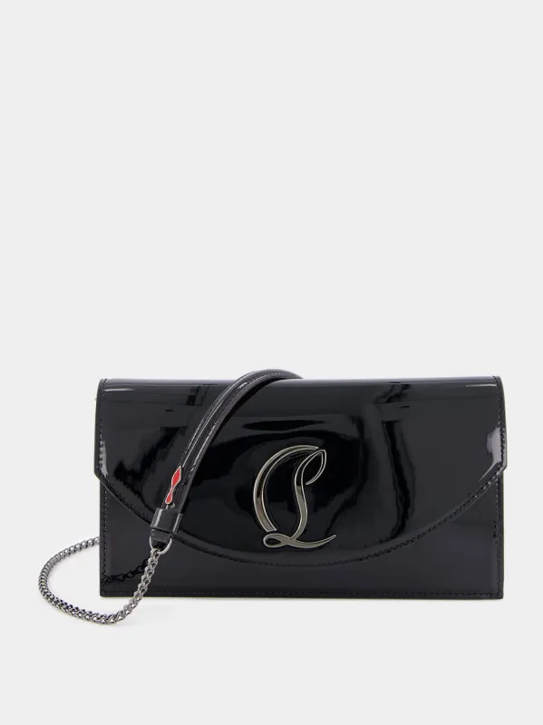 Loubi54 Black Leather Clutch sold by Fashion Clinic