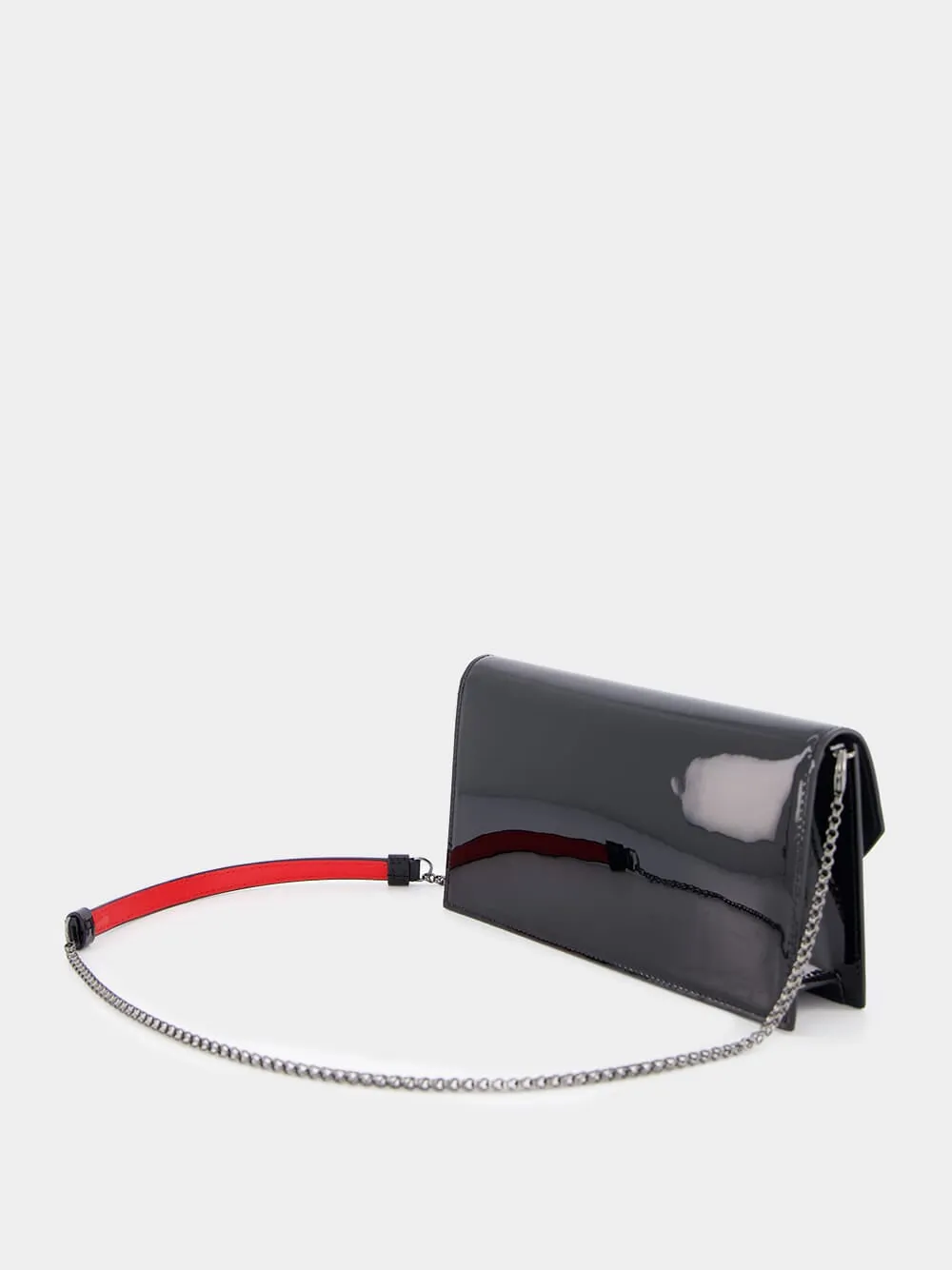 Loubi54 Black Leather Clutch sold by Fashion Clinic product image thumbnail 5