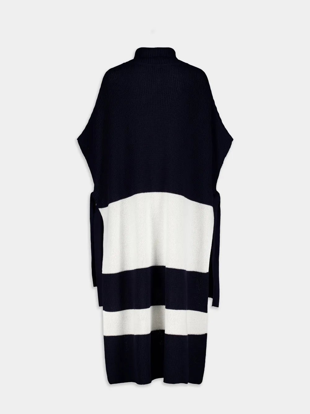 Paola Striped Poncho sold by Fashion Clinic product image thumbnail 3