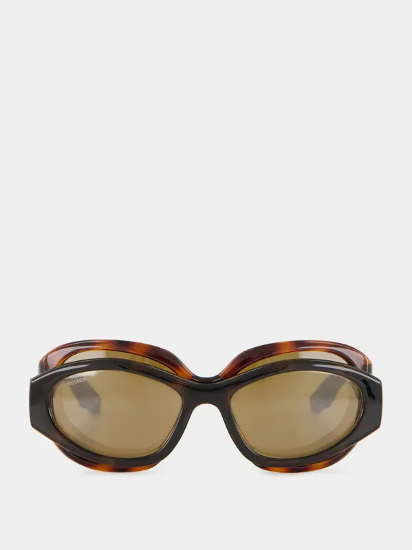 Superbusy Sunglasses in Dark Havana sold by Fashion Clinic