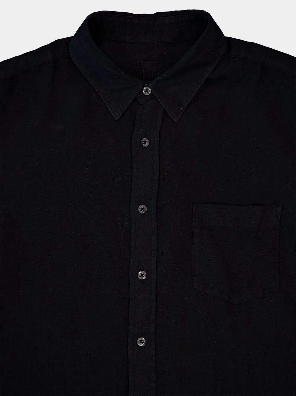 Black Linen Shirt sold by Fashion Clinic product image thumbnail 3