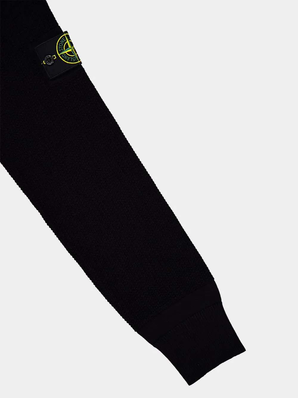 Black Organic Cotton Crewneck Knit sold by Fashion Clinic product image thumbnail 4