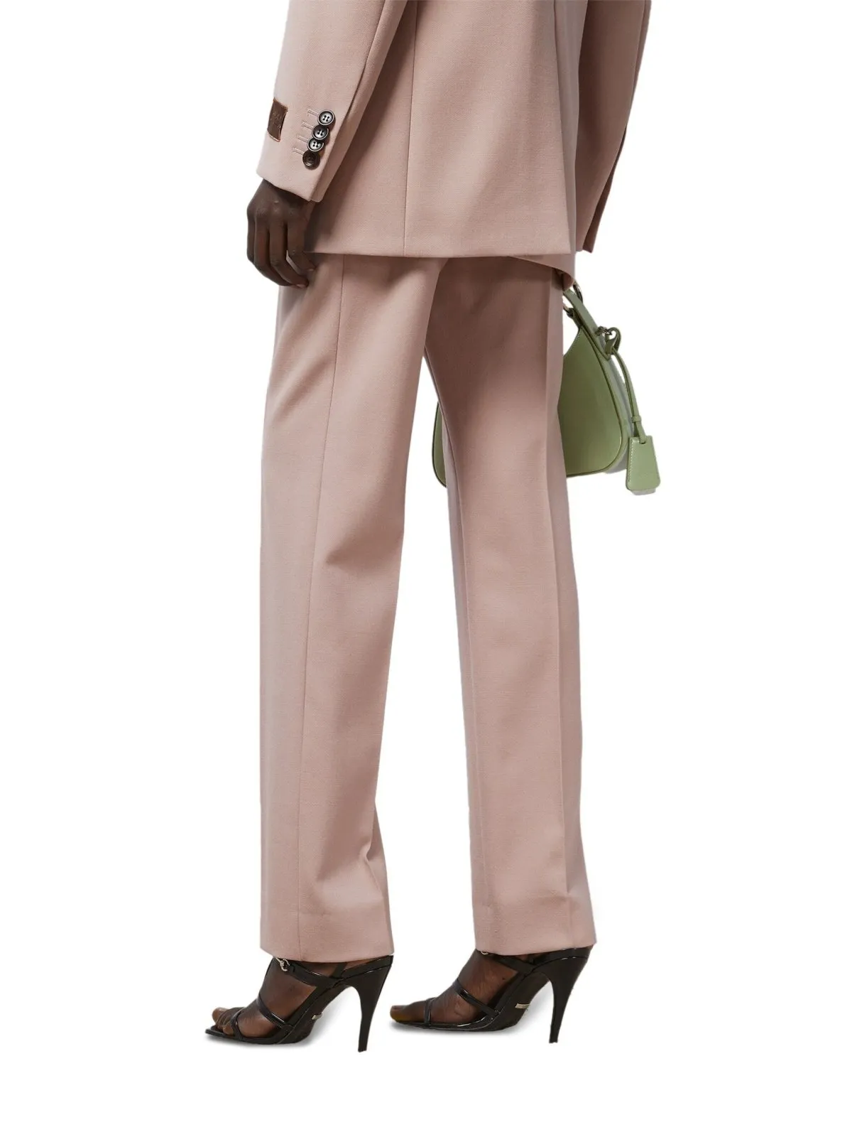 Horsebit-Label Wool Trousers sold by Fashion Clinic product image thumbnail 4