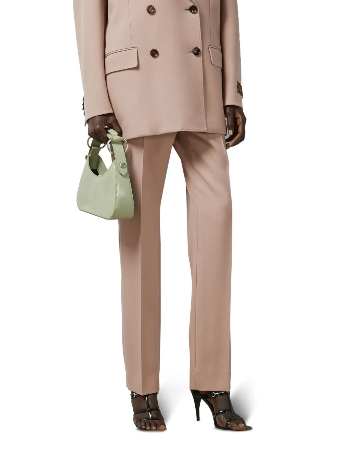 Horsebit-Label Wool Trousers sold by Fashion Clinic product image thumbnail 2