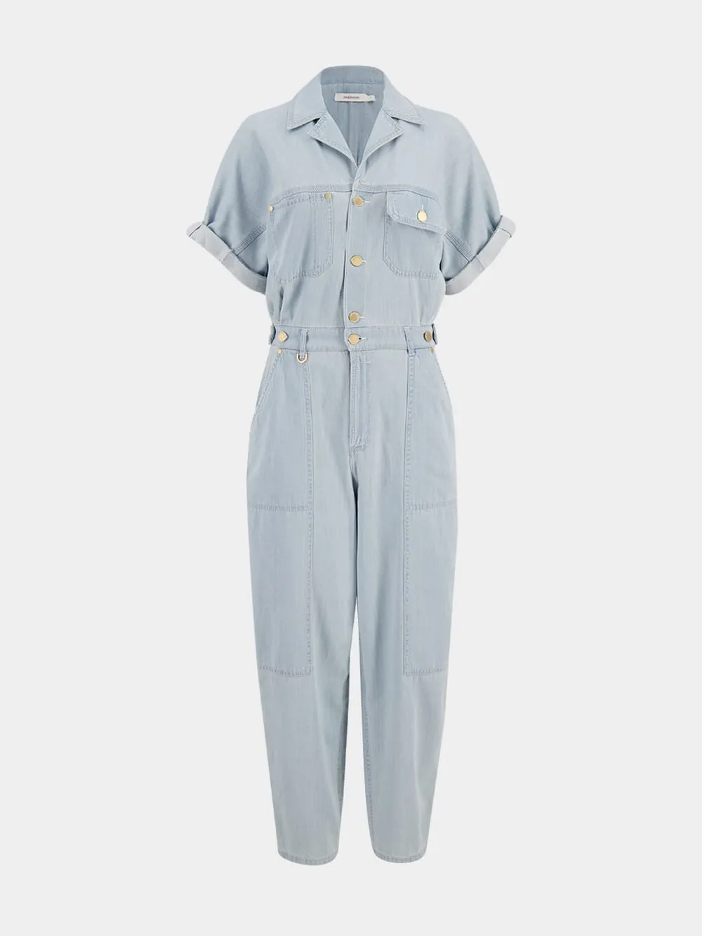 Light Blue Acacia Denim Boilersuit Jumpsuit sold by Fashion Clinic
