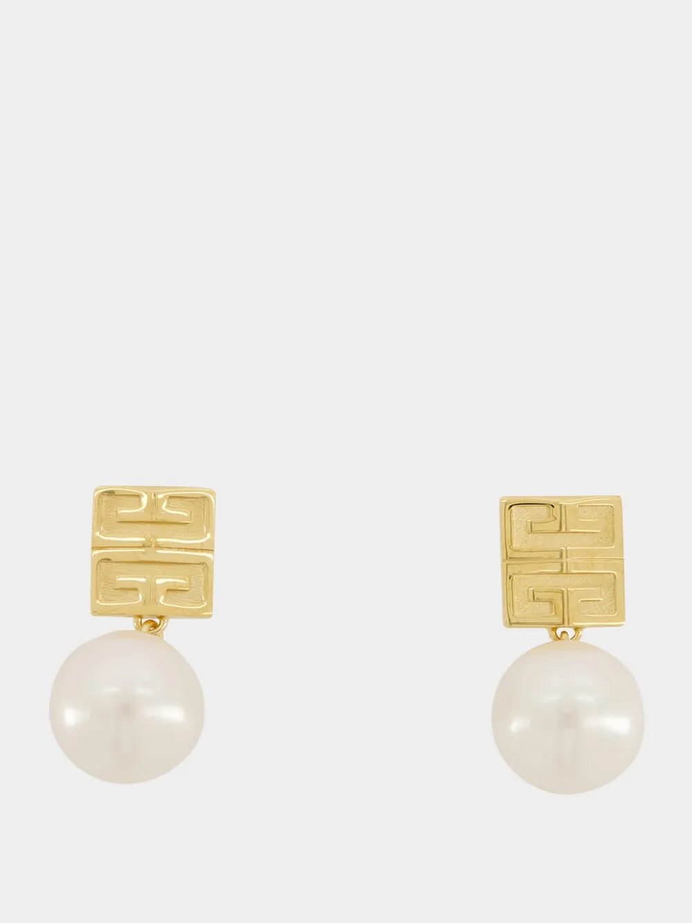 Gold 4G Earrings with Pearls sold by Fashion Clinic