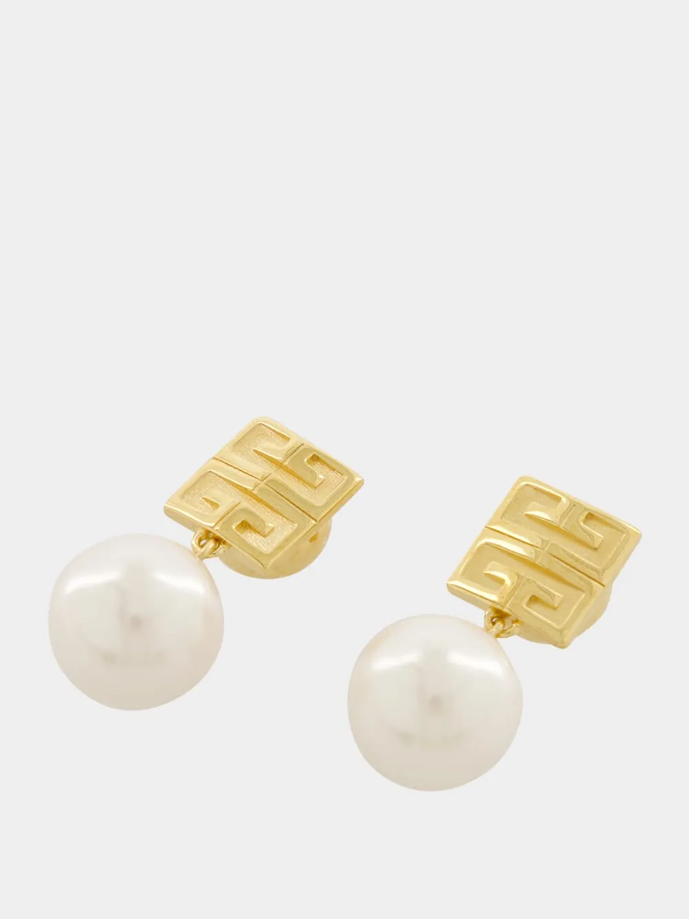 Gold 4G Earrings with Pearls sold by Fashion Clinic product image thumbnail 3