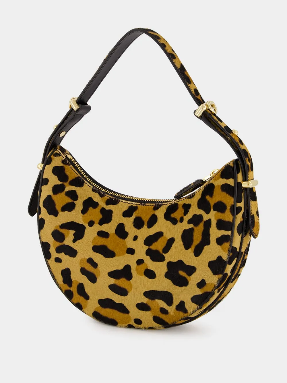 Leopard Print Arqué Leather Shoulder Bag sold by Fashion Clinic product image thumbnail 5