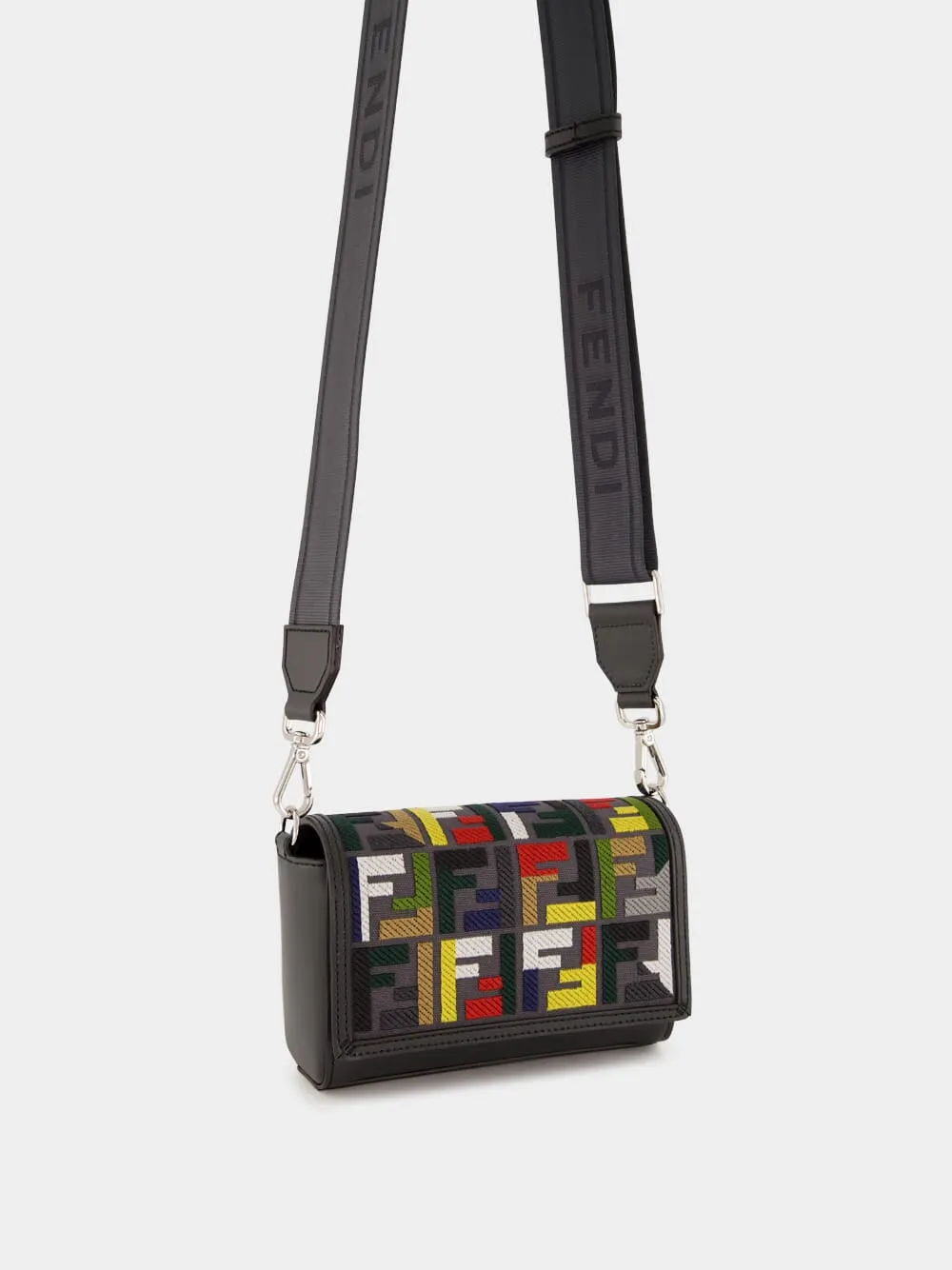 FF Compact Multicolour Embroidered Bag sold by Fashion Clinic product image thumbnail 4