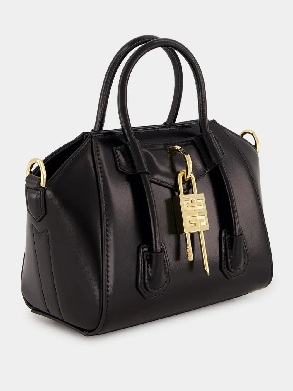 Black Antigona Toy Lock Bag sold by Fashion Clinic product image thumbnail 4
