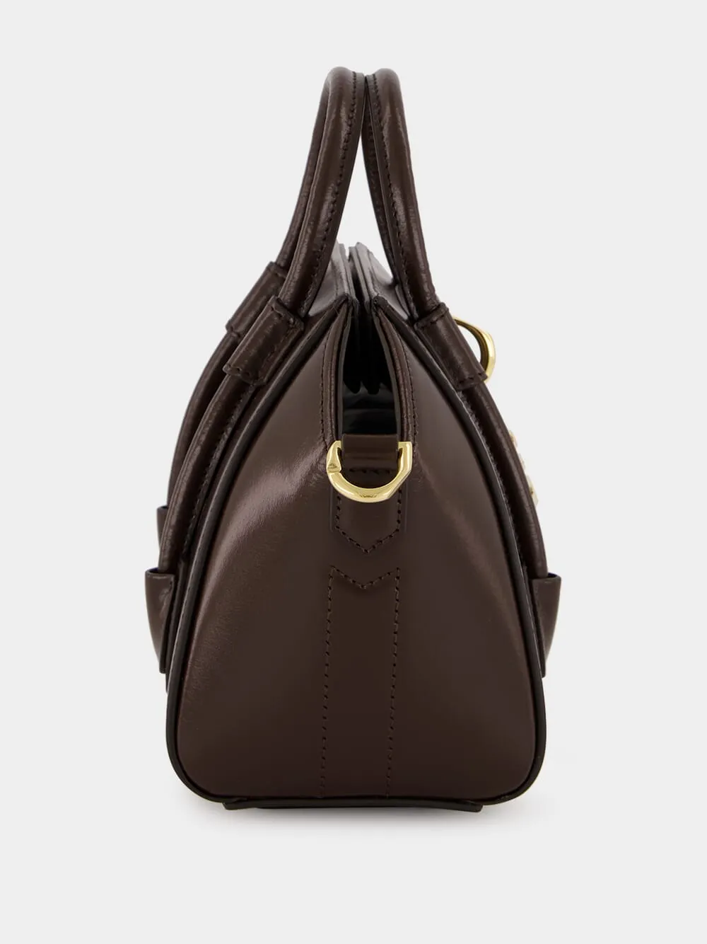 Ebony Brown Antigona Toy Lock Bag sold by Fashion Clinic product image thumbnail 5