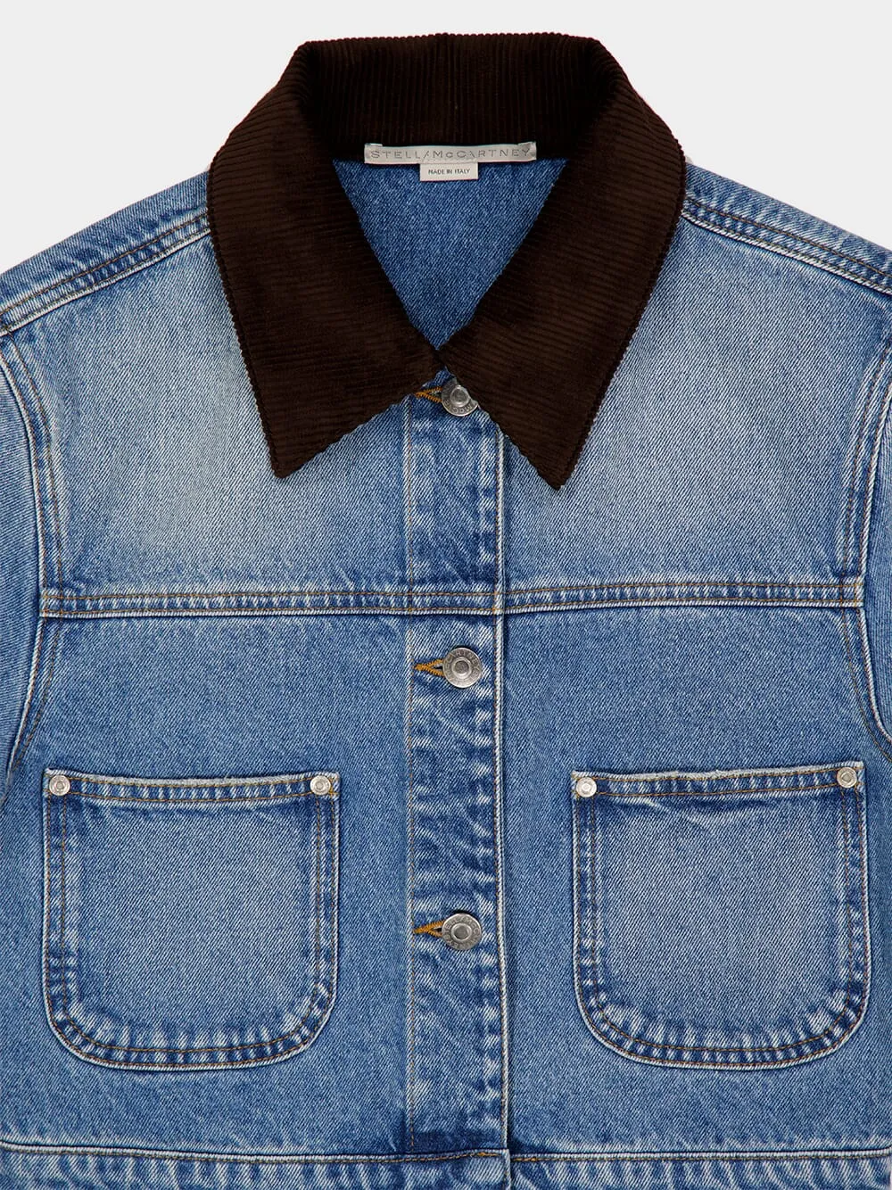 Blue Vintage Denim Jacket sold by Fashion Clinic product image thumbnail 3