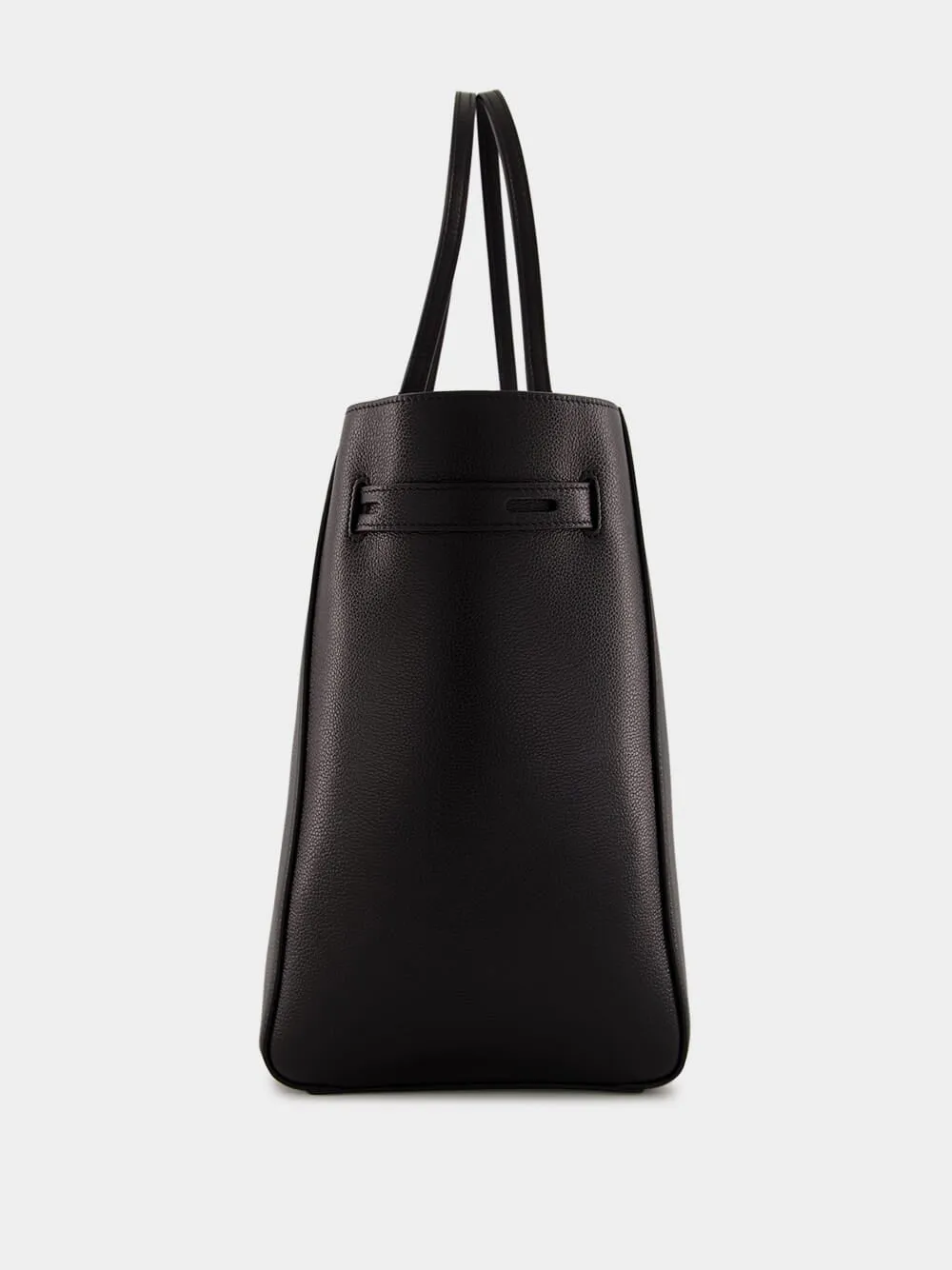 Black Audrey Large Tote in Grain Leather sold by Fashion Clinic product image thumbnail 4