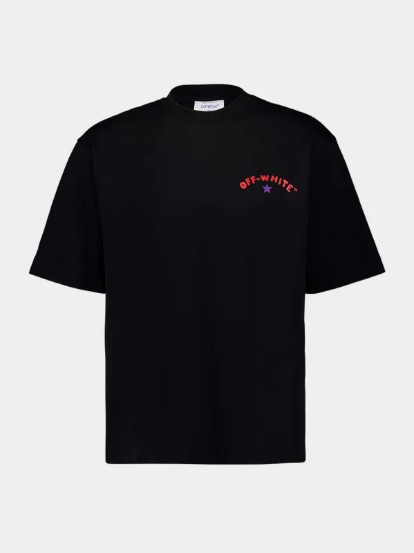 Black Starry Arrow Graphic T-Shirt made by Off-White