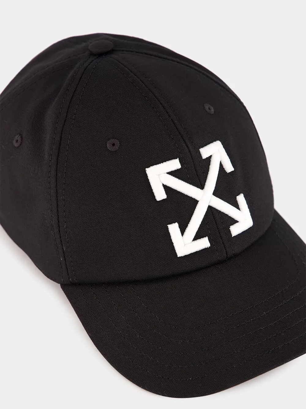 Black Baseball Cap with Arrow sold by Fashion Clinic product image thumbnail 3