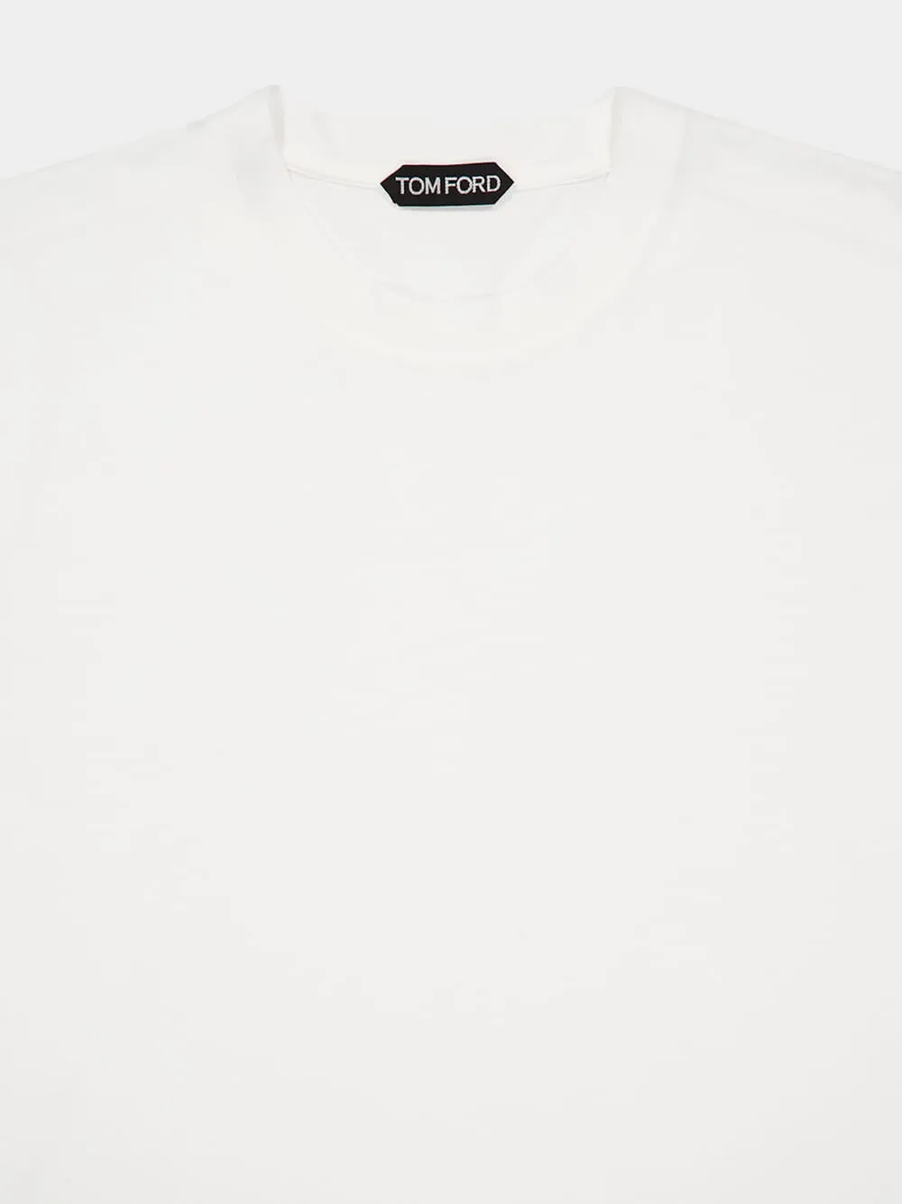 White Crewneck T-Shirt sold by Fashion Clinic product image thumbnail 3