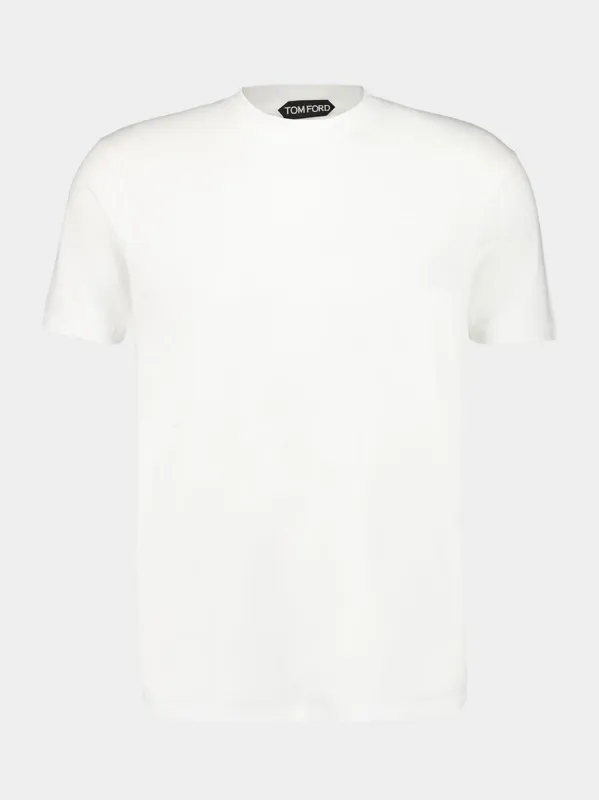 White Crewneck T-Shirt sold by Fashion Clinic