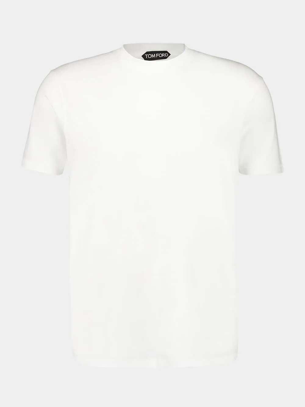 White Crewneck T-Shirt sold by Fashion Clinic