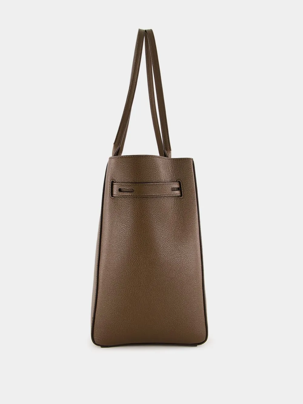 Brown Grain Leather Audrey Medium Tote sold by Fashion Clinic product image thumbnail 3
