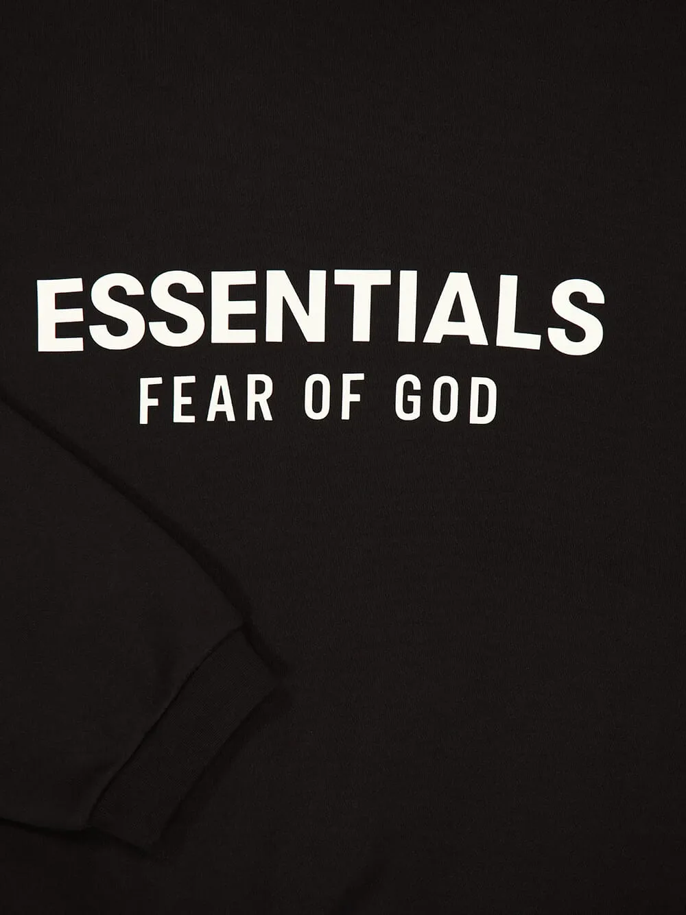 Black Essentials Sweatshirt sold by Fashion Clinic product image thumbnail 4