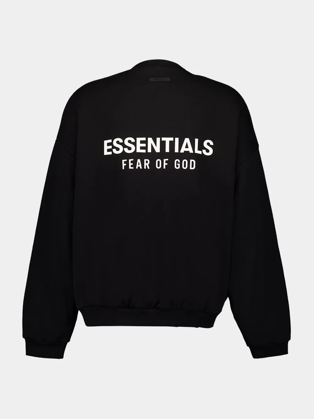 Black Essentials Fleece Crewneck sold by Fashion Clinic product image thumbnail 2