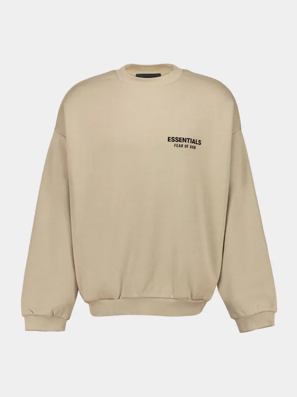 Heather Gray Essentials Fleece Crewneck made by Fear of God