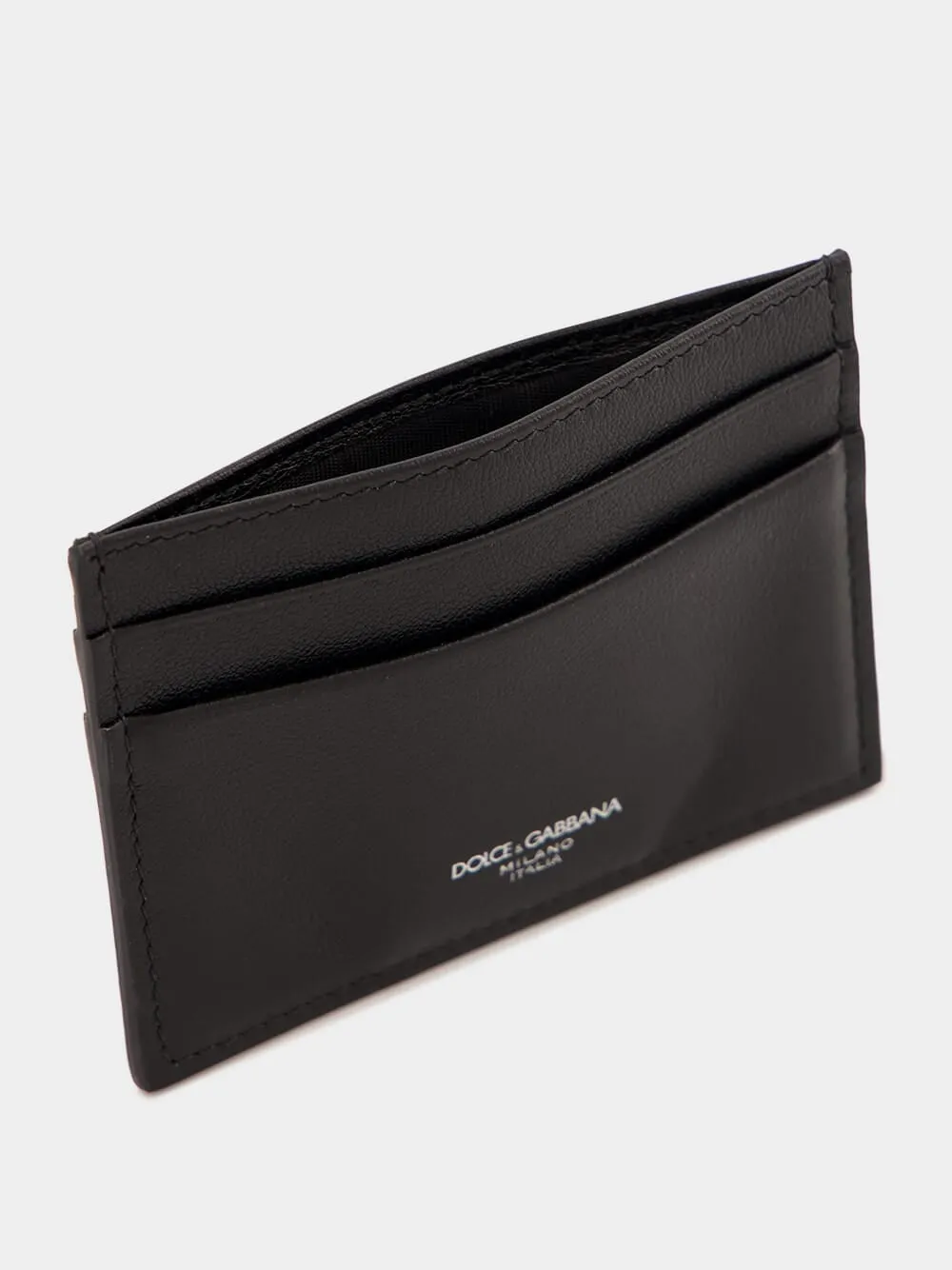Black Calfskin Card Holder sold by Fashion Clinic product image thumbnail 3