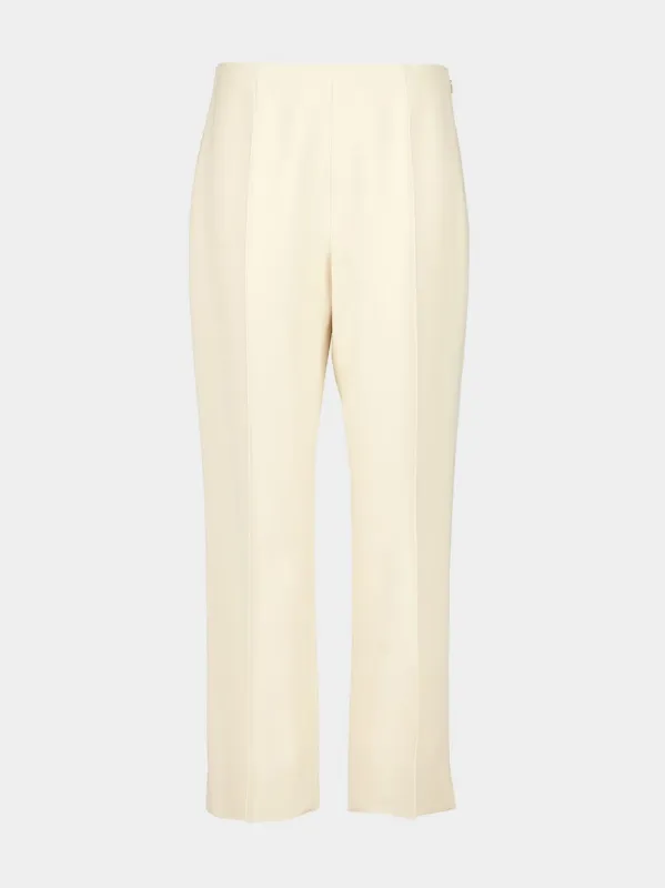 Natural Sablé Trousers made by Fashion Clinic