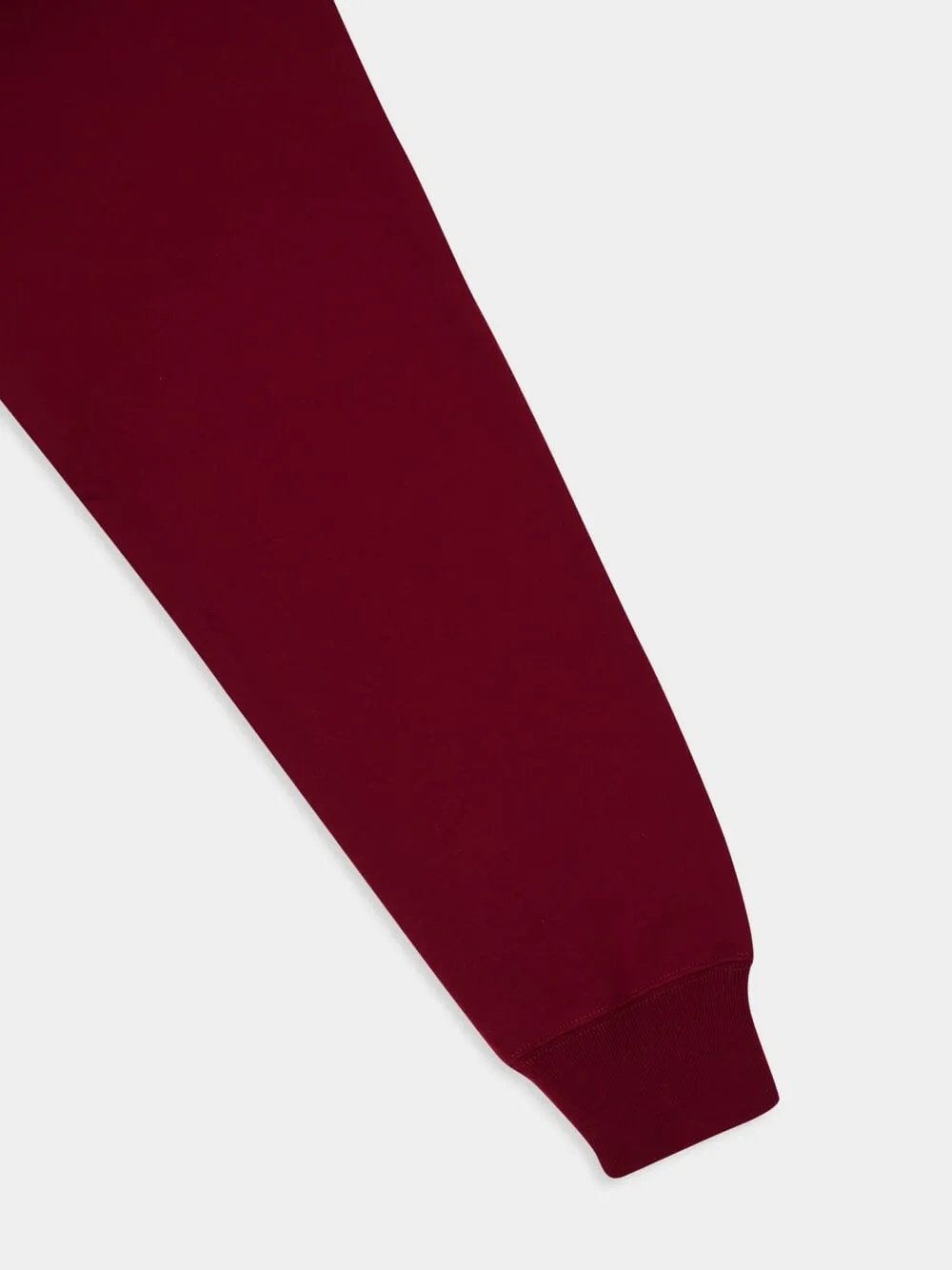 Rosso Ancora Red Embroidered Cotton Sweatshirt sold by Fashion Clinic product image thumbnail 4