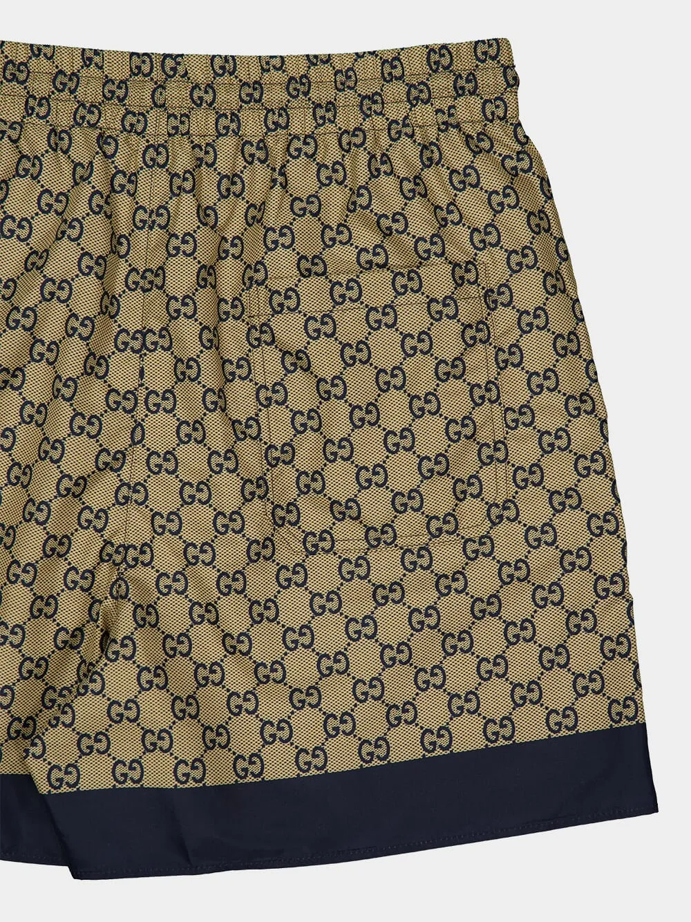 Beige GG Printed Tech Swim Shorts sold by Fashion Clinic product image thumbnail 4