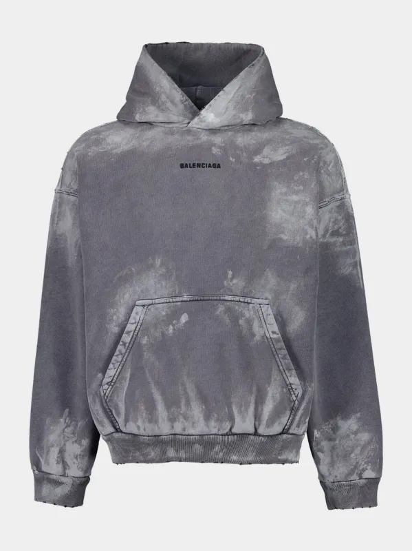 Grey Medium Fit Back Sweatshirts made by Balenciaga