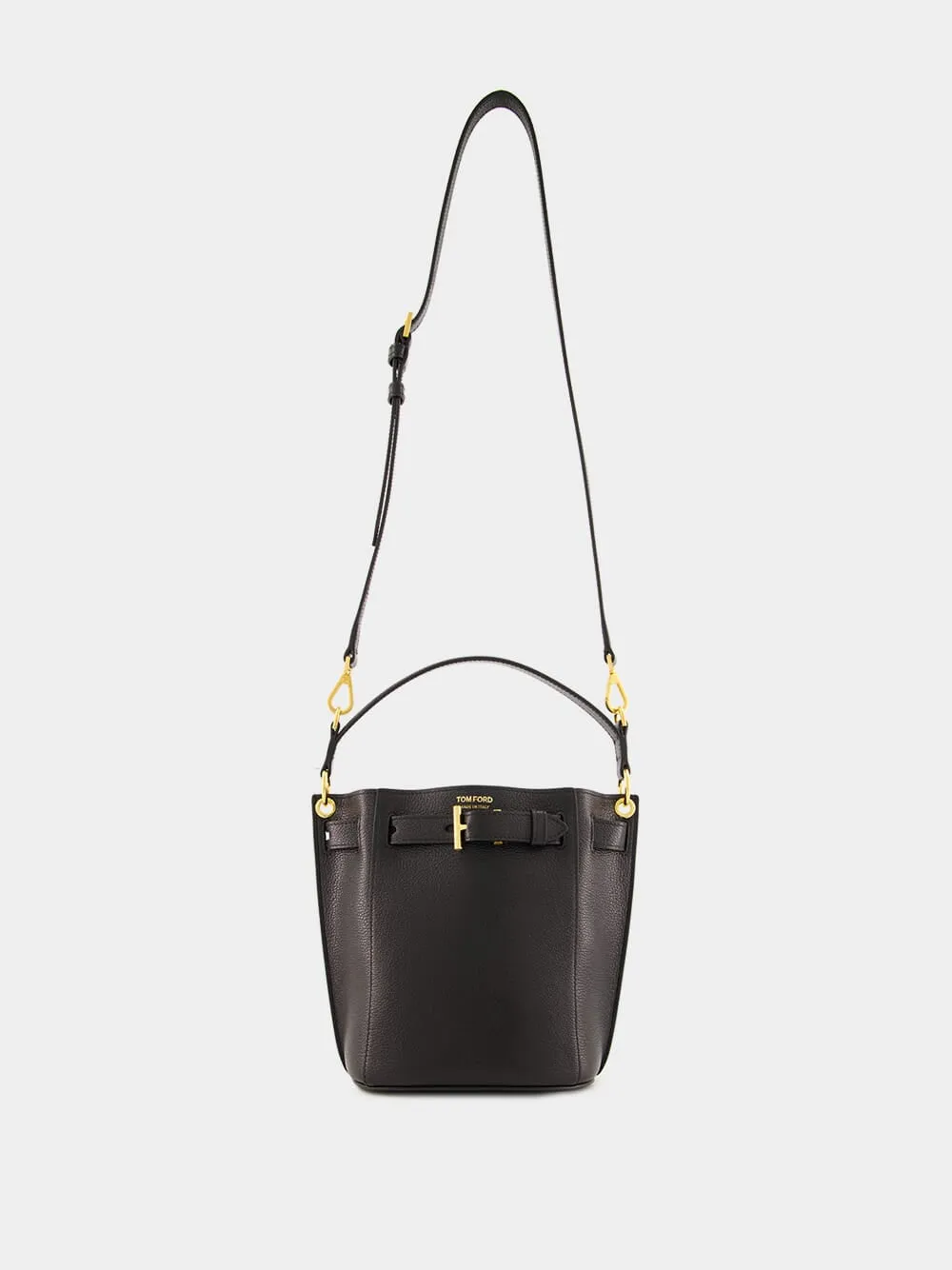 Black Mini Audrey Bucket Bag sold by Fashion Clinic product image thumbnail 3