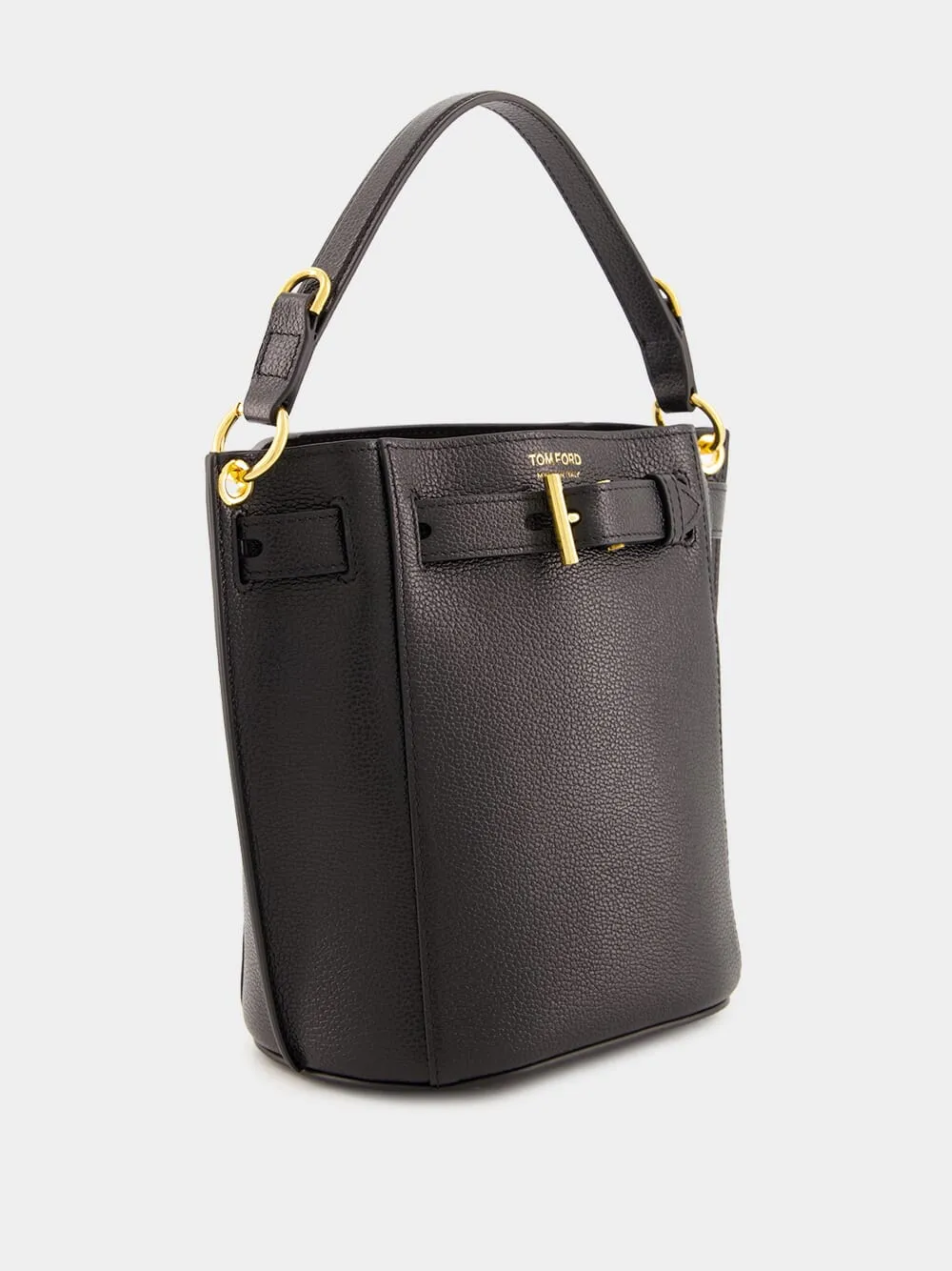 Black Mini Audrey Bucket Bag sold by Fashion Clinic product image thumbnail 4