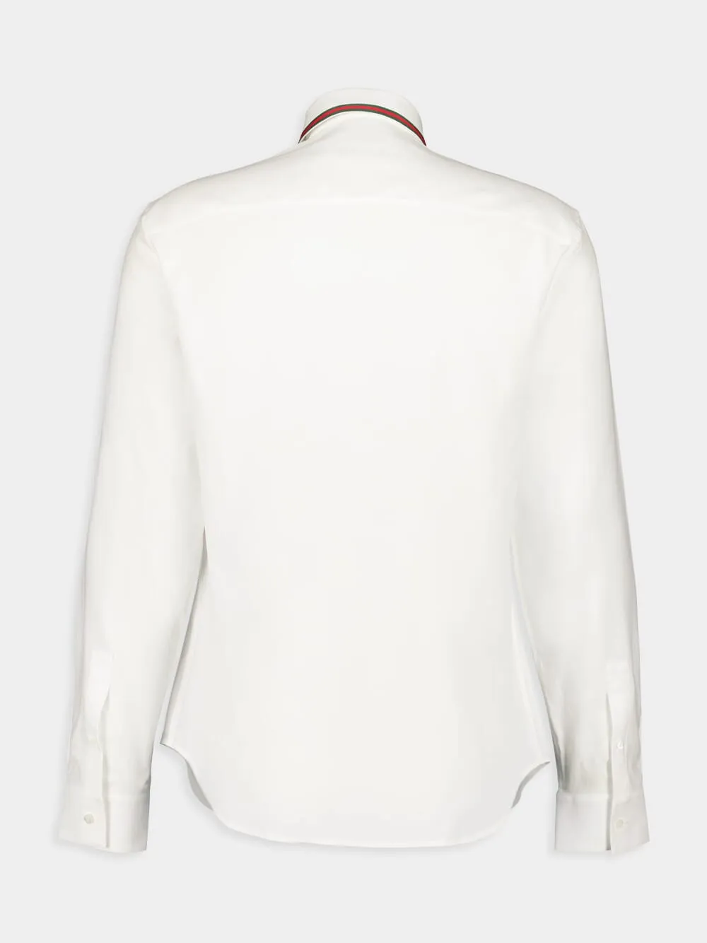 White Oxford Shirt with Web Collar sold by Fashion Clinic product image thumbnail 2
