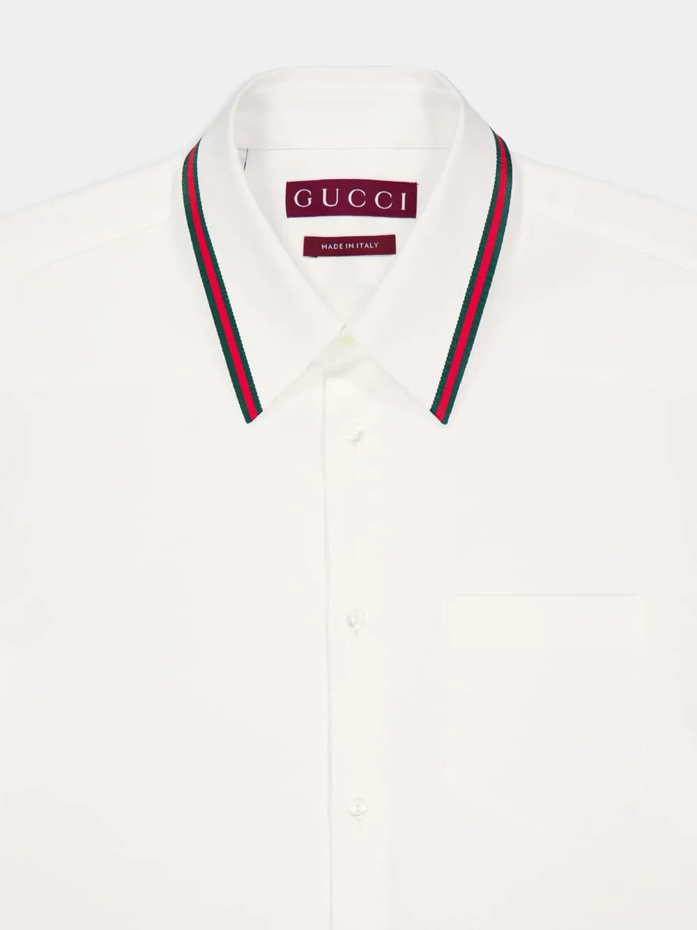White Oxford Shirt with Web Collar sold by Fashion Clinic product image thumbnail 3