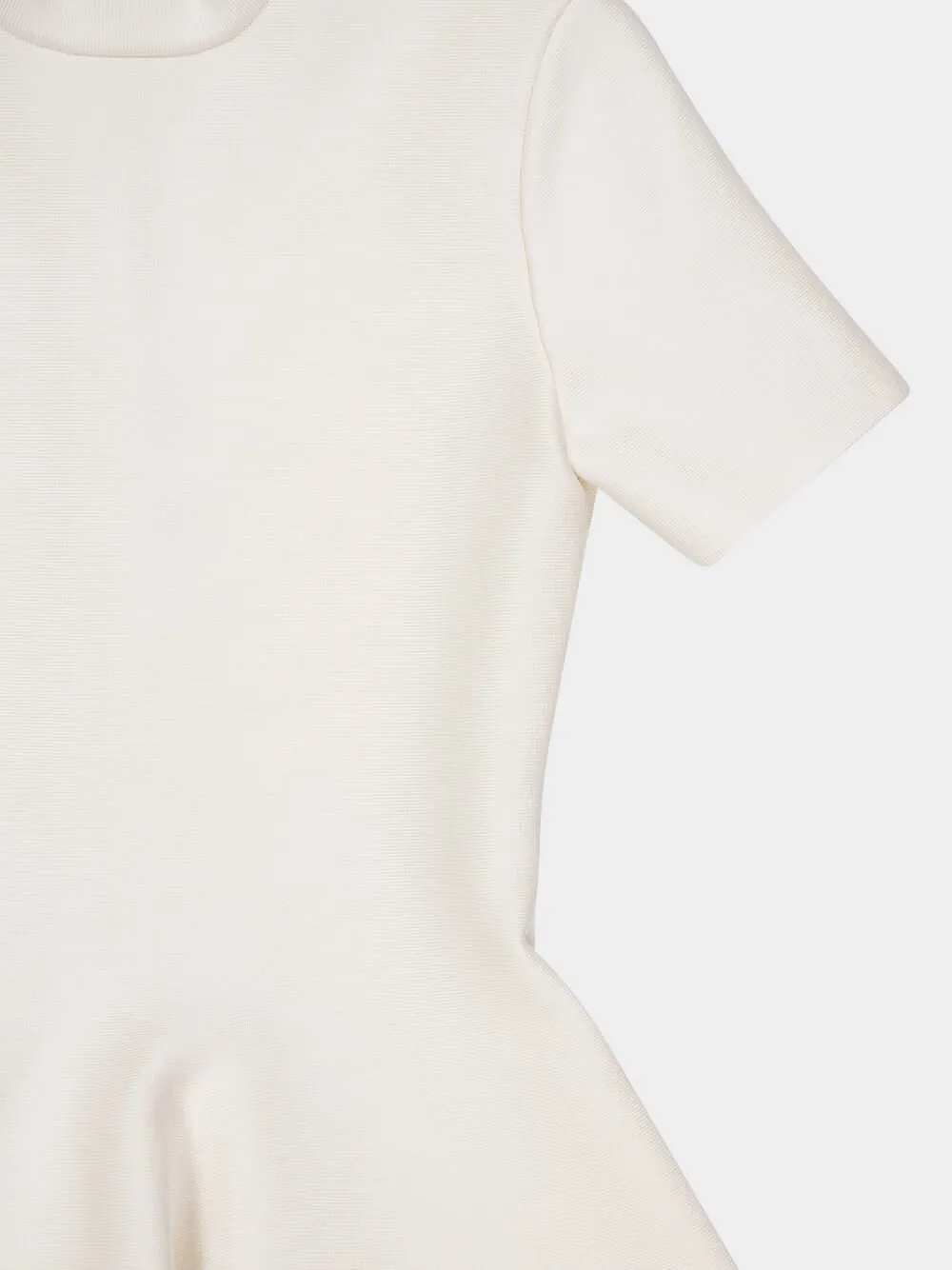 Off White Tulip Skirt Mini Dress sold by Fashion Clinic product image thumbnail 4