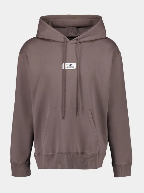 Brown Hooded Sweatshirt sold by Fashion Clinic