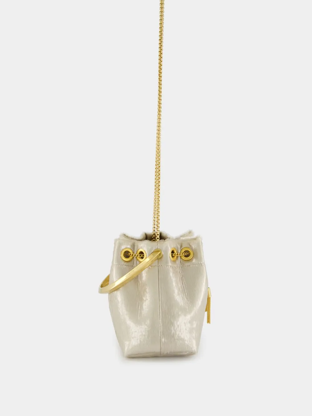 Champagne Bon Bon Gold Bucket Bag sold by Fashion Clinic product image thumbnail 4