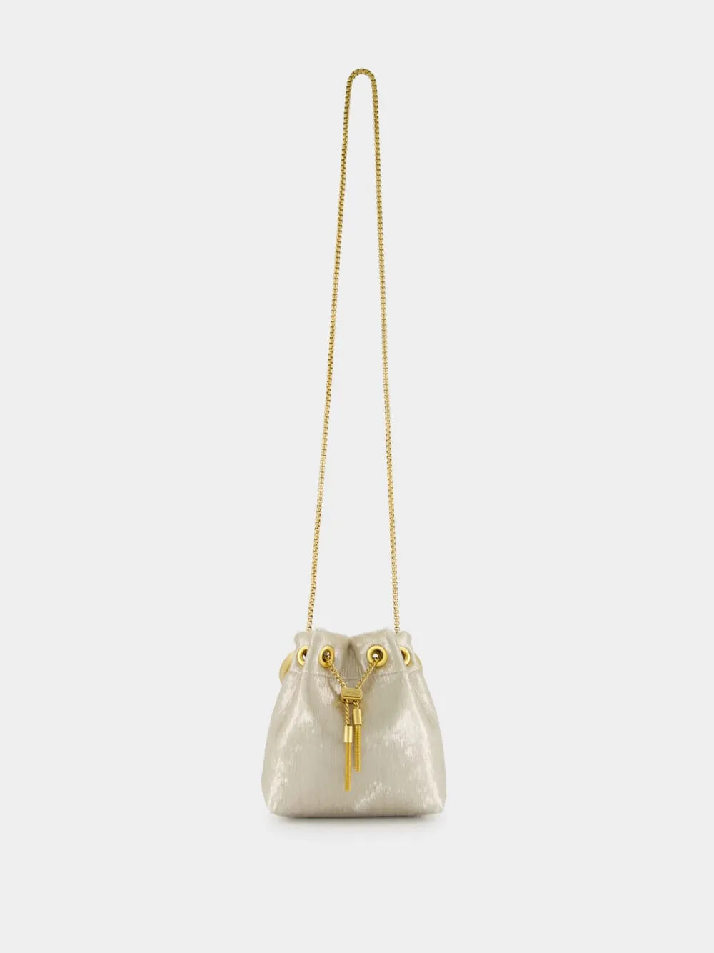 Champagne Bon Bon Gold Bucket Bag sold by Fashion Clinic product image thumbnail 2