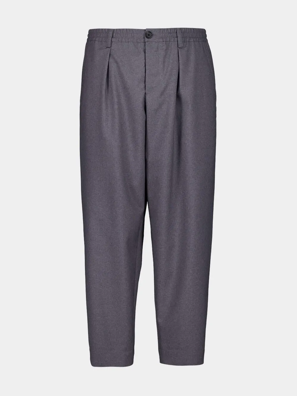 Graphite Grey Tropical Wool Trousers sold by Fashion Clinic