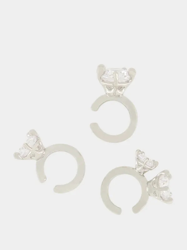 Silver Constellation Ear Cuff Set of 3 sold by Fashion Clinic