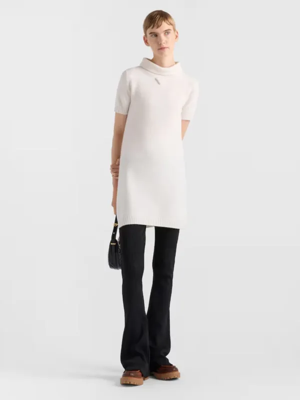 White Wool Mini Dress sold by Fashion Clinic