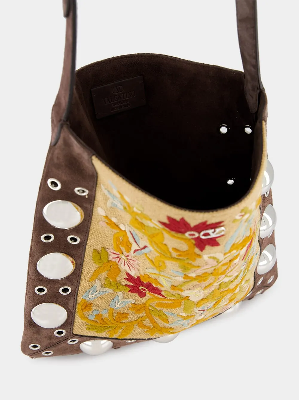Nellcôte Embroidered Shoulder Bag with Fringes sold by Fashion Clinic product image thumbnail 3