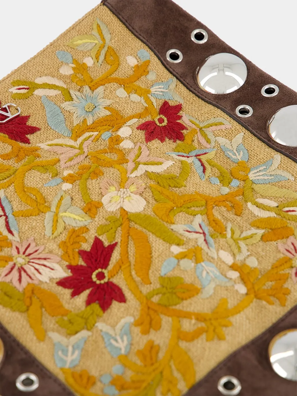 Nellcôte Embroidered Shoulder Bag with Fringes sold by Fashion Clinic product image thumbnail 4