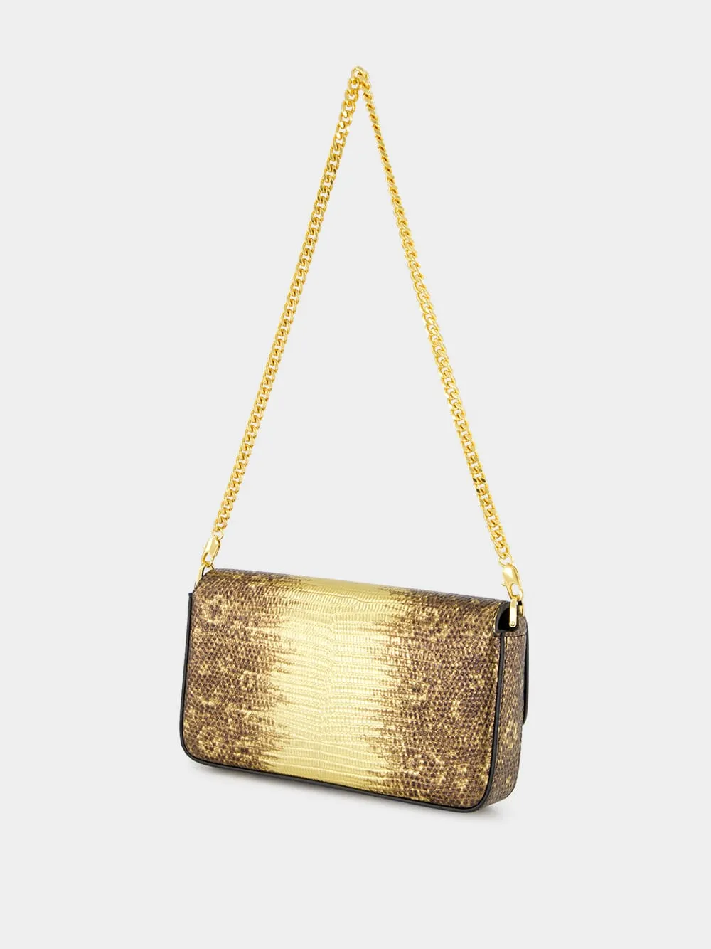 Antique Gold Leather Wallis Mini Bag sold by Fashion Clinic product image thumbnail 4