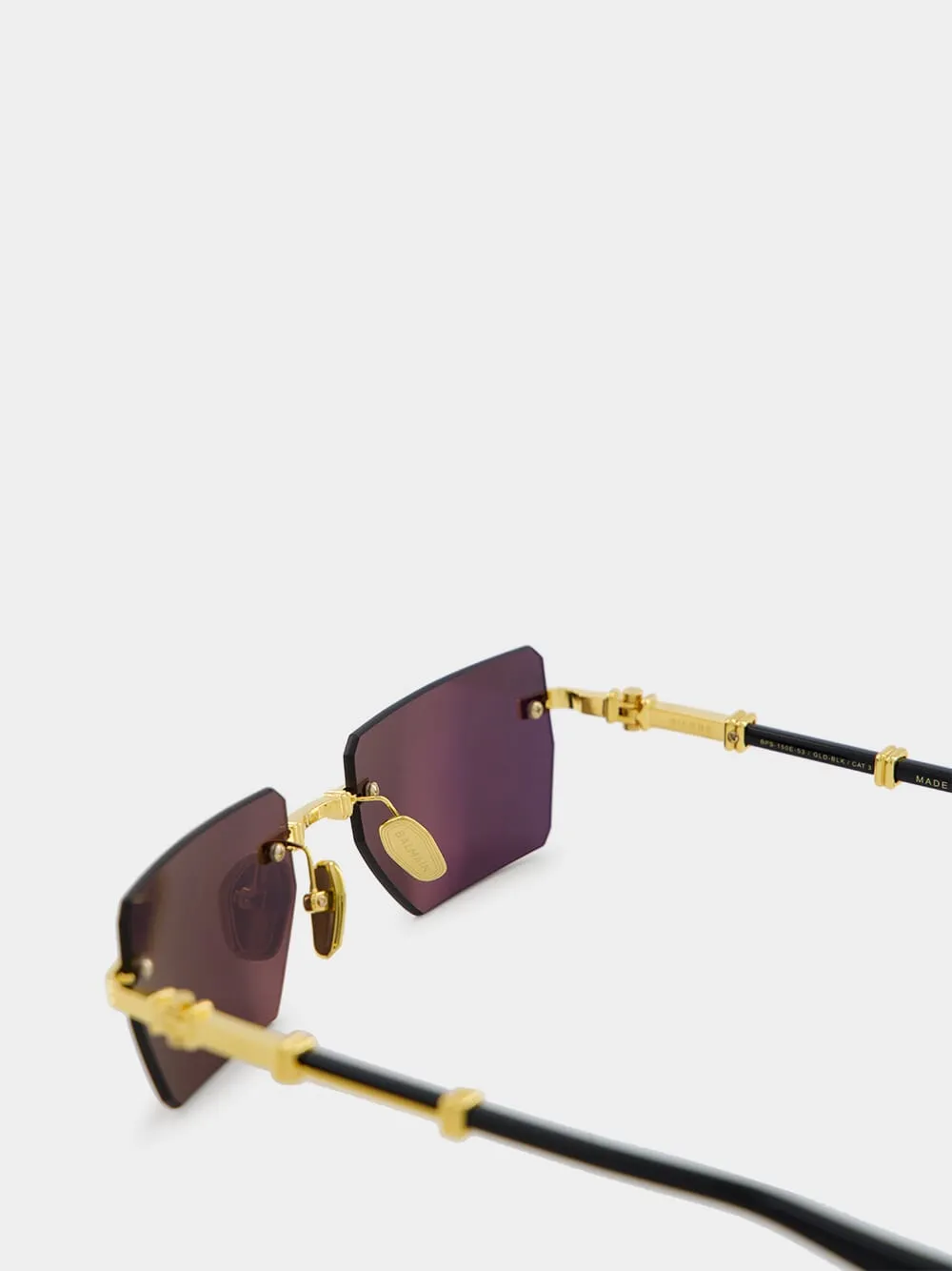 Black Pierre Sunglasses sold by Fashion Clinic product image thumbnail 4