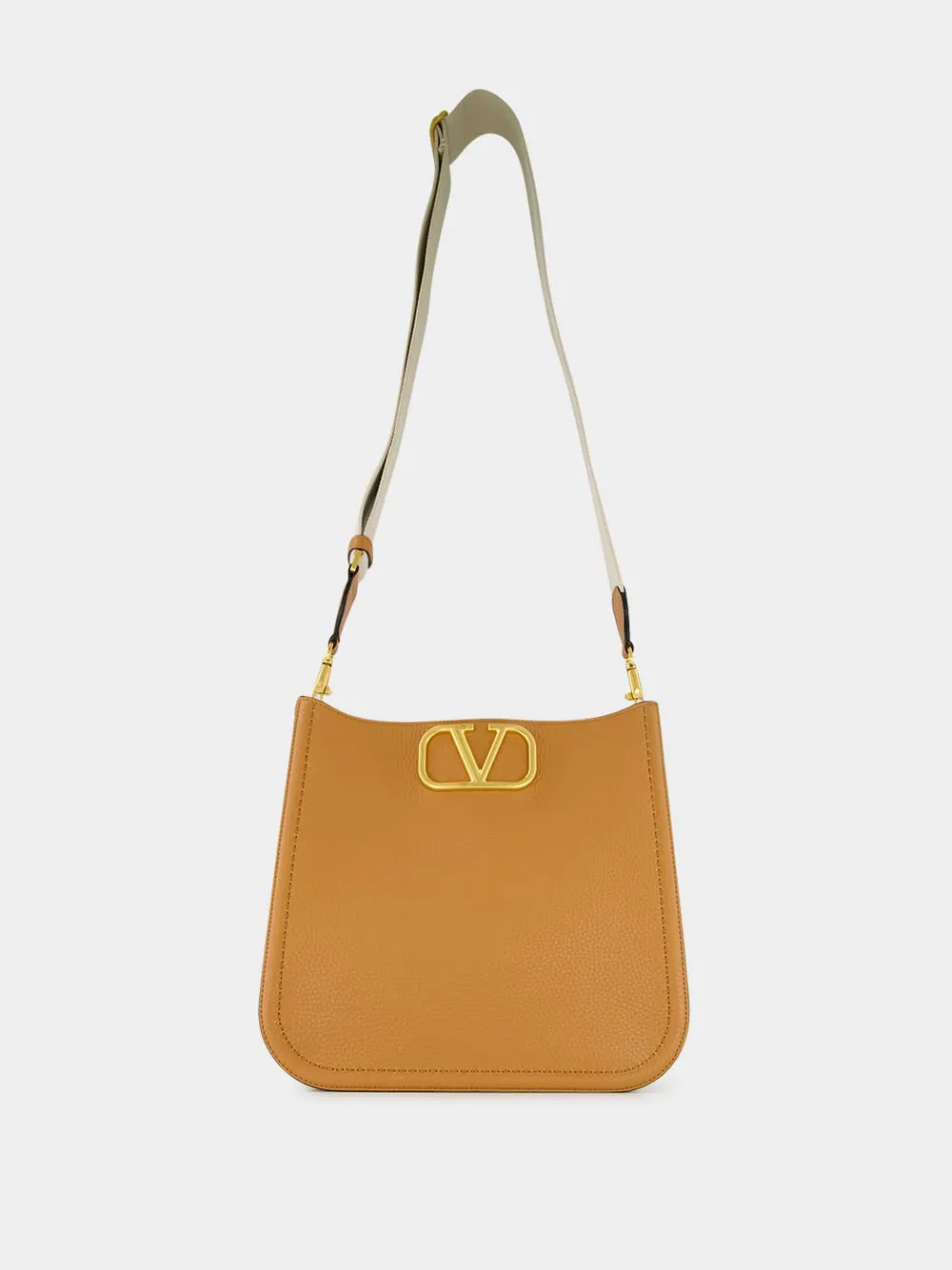 Almond Brown Hobo Shoulder Bag sold by Fashion Clinic product image thumbnail 2