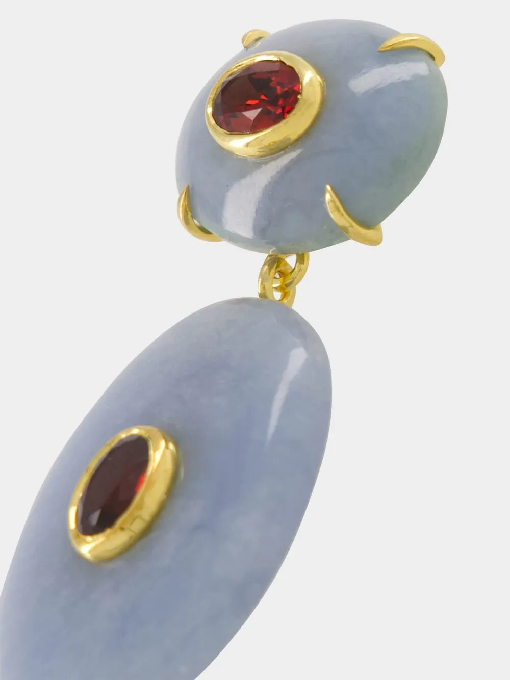 Blue Dorothy Earrings sold by Fashion Clinic product image thumbnail 4